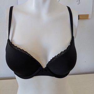 Aerie Push-up bra 32C black with lace